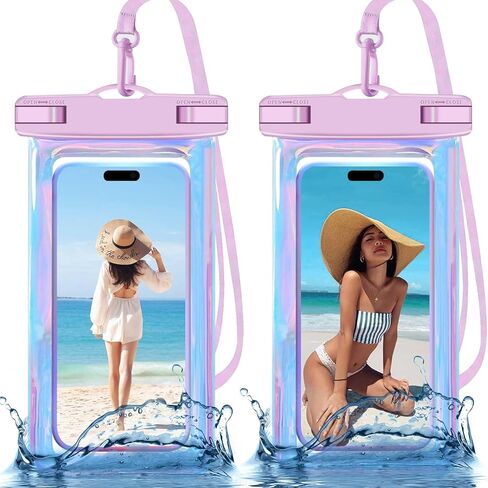 4Packs Universal Waterproof Phone Pouch and 4packs Large Phone Waterproof Dry Waist Pack IPX8 Outdoor Sports for iPhone and Passport Key Card Storage in Saudi Arabia