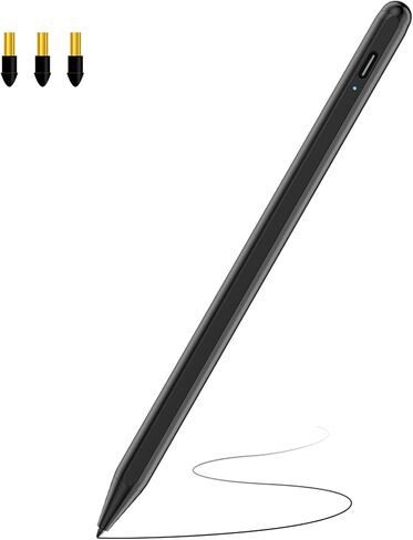 قلم ستايلس لجهاز iPad مع خاصية رفض راحة اليد، قلم XIRON Active متوافق مع (2018-2023) Apple iPad Pro 11/12.9 بوصة، iPad 10th/9th/8th/7th/6th Gen، iPad Air 5th/4th/3rd Gen، iPad Mini 6th / الجيل الخامس in Kuwait