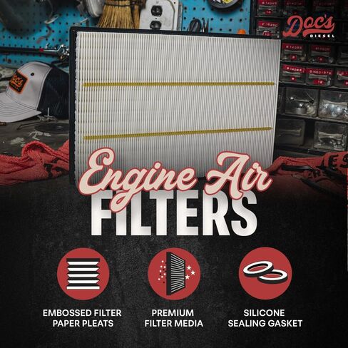 DOC'S DIESEL Ram 1500 3.0L EcoDiesel Air Filter 2014-2022 | Replaces 68441763AA | OEM Grade Air Filter in Saudi Arabia