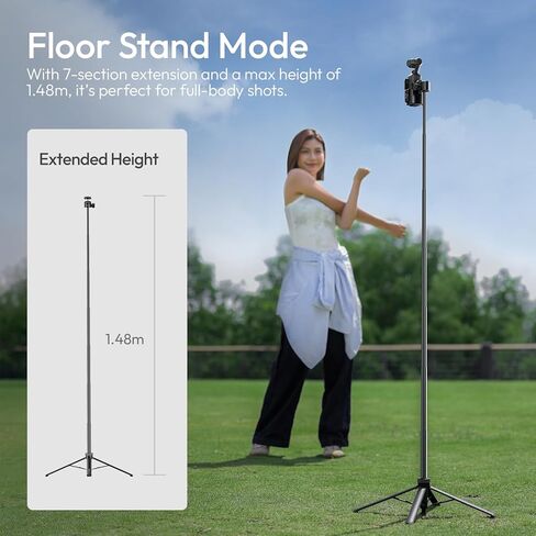 ULANZI MT-68 Claw Camera Flexible Tripod, Mini Quick Release Tripod Stand with 1/4'' Screw for Magic Arm, Universal Travel Desktop Selfie Stick for DSLR Compatible with Canon Nikon Sony Cameras Vlog in Saudi Arabia