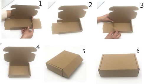 Small Cardboard Shipping Box Mailers 4.5 x 4.2 x 1 Inch Corrugated Packaging Storage Boxes 30 Pack (Inside Size: 4 x 4 x 0.9) in Saudi Arabia