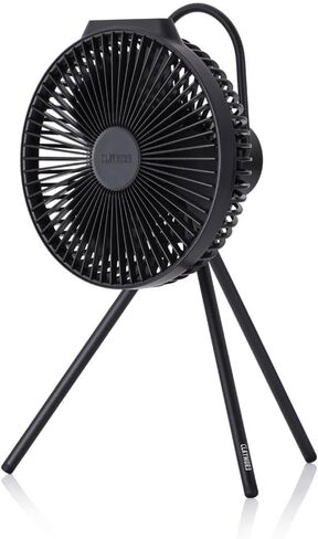 Claymore [V600+ Rechargeable Portable Fan with USB Type-C Charging, Modern Minimalistic Compact Fan Design, Impact Resistant Fan for Indoor and Outdoor Fan Comes with Carry-on Travel Fan Bag in Kuwait