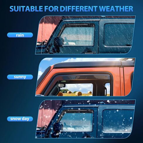 Nilight in Channel Window Deflectors for Ford Explorer 2020 2021 2022 2023 2024 Vent Window Visors, Rain Guards-4PCS in Saudi Arabia
