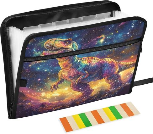 Yellow Duck Expanding File Folder with Sticky Labels 13 Pocket Cute Kids Accordion File Folder Document Organizer with Zipper Closure Letter A4 Paper Document Folder for Office School Boys Girls in Saudi Arabia