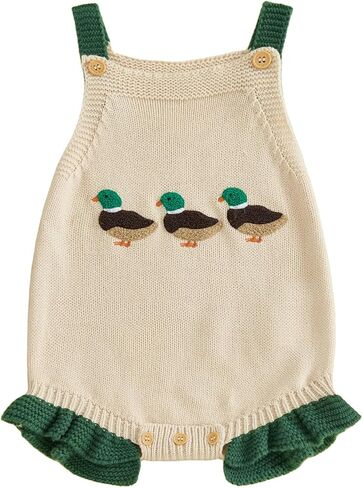 Infant Baby Girl Half First Birthday Outfit Sleeveless Knit Romper Bodysuit Spring Summer Cute Clothes in Saudi Arabia