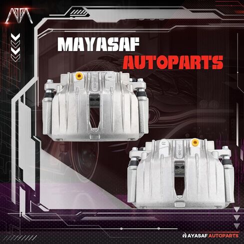 MAYASAF 18B4764 18B4765 مجموعة فرجار الفرامل الخلفية اليسرى واليمنى لكاديلاك إسكاليد/ESV/EXT، لسيارة CHEVY Silverado 1500/Tahoe/Avalanche/Suburban، لـ GMC Sierra 1500/Yukon/Yukon XL in Saudi Arabia