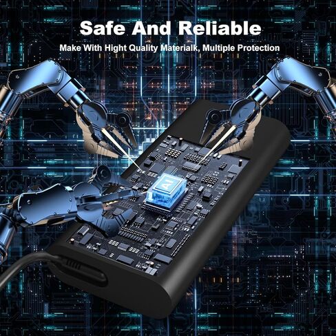 شاحن كمبيوتر محمول USB C 65W 45W لسلك محول طاقة الكمبيوتر Lenovo Type C - Thinkpad T480 T490 T480s T490s T580 T590 e480 e590 X1، Yoga C740 C940 C930 920 C630 730 720 7i، Chromebook 100e 300e 500e 2nd in Kuwait