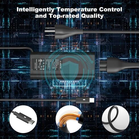 شاحن كمبيوتر محمول USB C 65W 45W لسلك محول طاقة الكمبيوتر Lenovo Type C - Thinkpad T480 T490 T480s T490s T580 T590 e480 e590 X1، Yoga C740 C940 C930 920 C630 730 720 7i، Chromebook 100e 300e 500e 2nd in Kuwait