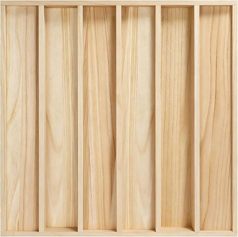BXI Wood Sound Diffuser - 24 X 24 X 2.8 Inches Thick Acoustic Diffusion Panels Add Listening Room Musical Liveliness, Quadratic Residue Diffusor for Wall and Ceiling Acoustical Treatment (2D) in Saudi Arabia