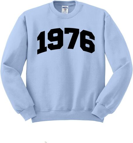 Teesandtankyou 1976 College Style Sweatshirt للجنسين in Saudi Arabia