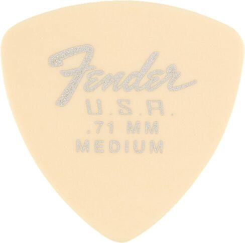 Fender Dura-Tone Delrin Guitar Picks 346 Shape, Olympic White, 0.71mm, 12-Pack in Saudi Arabia