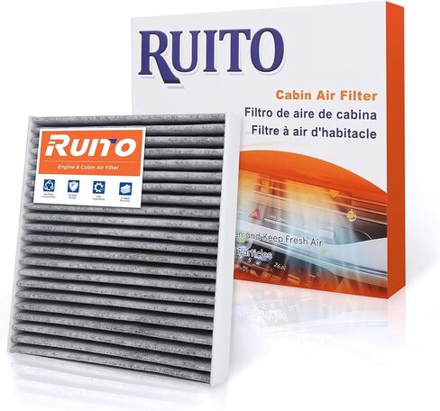 RUITO Premium Cabin Air Filter includes Activated Carbon, Replace RT285 CF10285, CP285, 4Runner, Camry, Corolla, Tundra, Highlander, Avalon, Sequoia, IS250, RX350, Not Fit 2016 Prius in Saudi Arabia