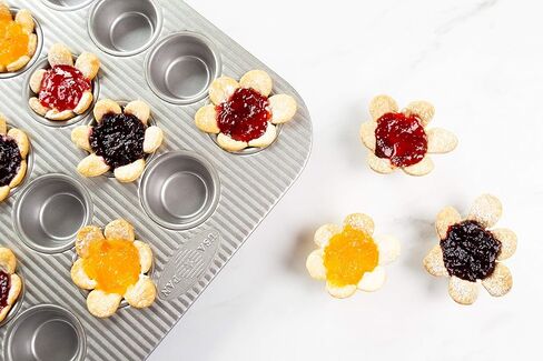 USA Pan Bakeware Mini Cupcake and Muffin Pan, Nonstick Quick Release Coating, 24-Well, Aluminized Steel in Saudi Arabia