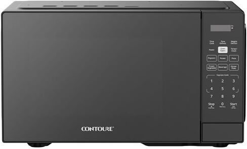 CONTOURE Built-In RV Microwave Oven, 1.0 Cu. Ft., 900W, Express Cook, Auto Menus, Black Onyx Finish, Compact Microwave for RV & Small Kitchens (Trim Kit Sold Separately) RV-985BK in Kuwait