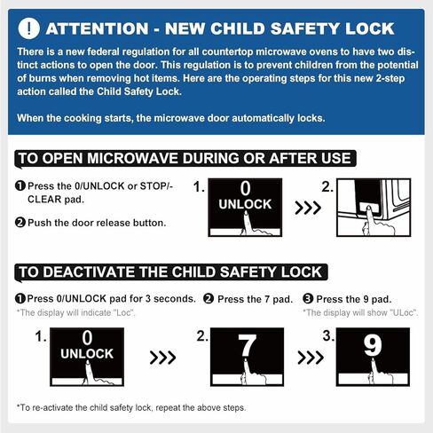 Mainstays 0.7 Cu Ft Countertop Microwave Oven, 700 Watts Compact Microwave with LED Display, 10 Power Levels & 6 Quick-Set Menus Child Safety Lock & Timer Small Microwave for Dorm, Office, Kitchen in Kuwait