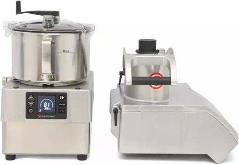 Sammic CK-35V Combination Food Processor, 5.8 Qt Bowl, Variable Speed, Reverse Function, Continuous Feed & Batch Modes, LED Digital Controls, 3 HP Motor, 120V, Stainless Steel in Kuwait