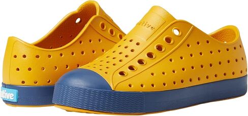 Native Shoes Kids Jefferson Sugarlite Ombre (طفل كبير) - جزء علوي من مادة EVA مثقوب - مقدمة مستديرة - طراز سهل الارتداء مغامرة أزرق/وردي التوت/Adventure Radberry Ombre 5 Big Kid M in Saudi Arabia