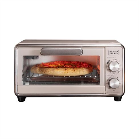 BLACK+DECKER Crisp N Bake 4-Slice Air Fry Toaster Oven, Knob Control in Kuwait