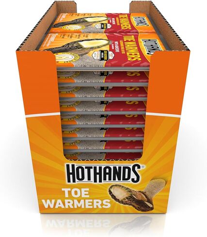 HotHands Toe Warmers - Long Lasting, Odorless, Air Activated - Up to 8 Hours of Heat - 20 Pair in Saudi Arabia