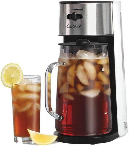Capresso 624.02 Iced Tea Maker with 80-ounce Glass Carafe and Removable Water Tank in Kuwait