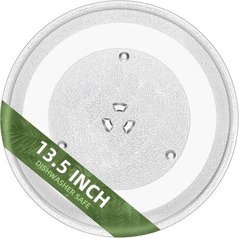 13.5" Microwave Glass Turntable Plate Compatible with 5304509621 Frigidaire microwave plate WB39X10032 13 1/2" GE microwave plate replacement JVM3106 WB49X10002 in Kuwait