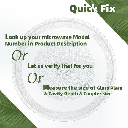 13.5" Microwave Glass Turntable Plate Compatible with 5304509621 Frigidaire microwave plate WB39X10032 13 1/2" GE microwave plate replacement JVM3106 WB49X10002 in Kuwait