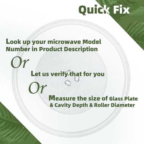 12.75" Microwave Turntable Plate for LG Microwave Compatible with Part # 3390W1A027A, 1B71961 12 3/4 inch Series LG Microwave Glass Plate in Kuwait