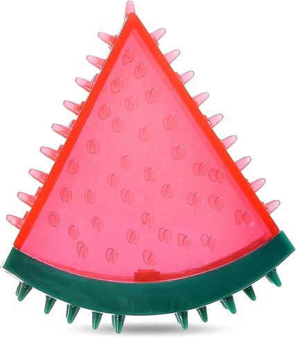 Watermelon Shaped Chew Toy for Pets, Red and Green, Spiky Texture in Saudi Arabia