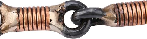 CHICIRIS Horse Chew, Style Cowboy Horse Mouth with German Silver Decorative Board and Copper Wire, Snaffle Bits Oval Link for Light Contact and Directional Aids in Kuwait