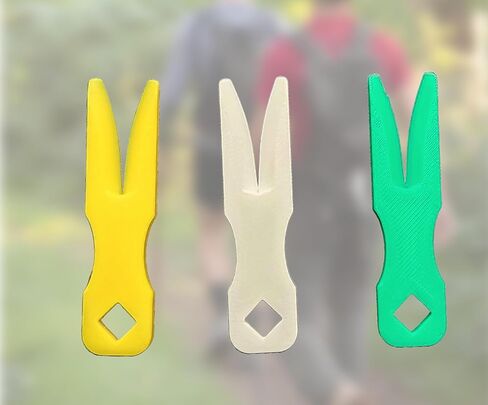 3-Pack Tick Tool Set – Assorted Colors – Lightweight Outdoor Keychain Accessories for Humans & Pets – Must-Have for Hiking, Camping, Travel, and Yard Work in Kuwait