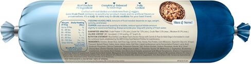 Blue Buffalo Love Made Fresh Natural Adult Dog Food, Refrigerated, Chicken with Carrots and Peas, Fresh Dog Food, Ready-to-Serve, 1-lb Roll in Saudi Arabia