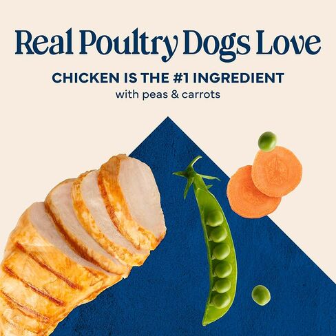 Blue Buffalo Love Made Fresh Natural Adult Dog Food, Refrigerated, Chicken with Carrots and Peas, Fresh Dog Food, Ready-to-Serve, 1-lb Roll in Saudi Arabia
