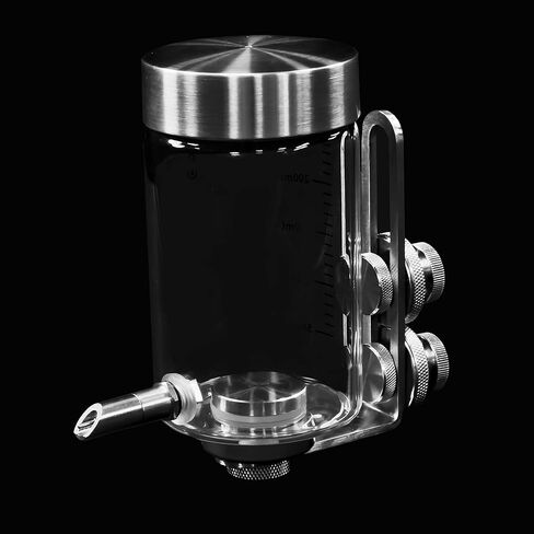 GuineaLoft™ Stainless Steel Glass Waterbottle w/Magnetic Mount – 150ml Premium Modern Glass Waterbottle for Guinea Pigs, Chincillas, Hamsters, Birds & Other Small Animals in Kuwait