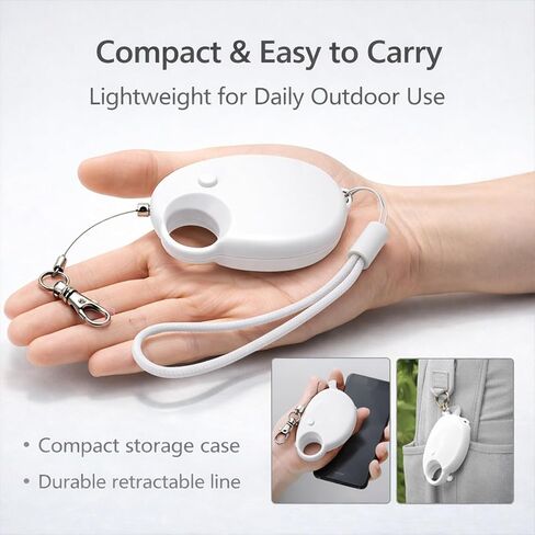 Outdoor Hiking Retractable Parrot Leash – 20FT Lightweight Bite-Proof Steel Wire | Compatible with Bird Harness & Foot Rings/Chains, for Large Parrots (Cockatoo, Macaw, Conure) in Kuwait