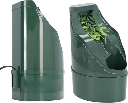 CHICIRIS Reptile Drinking Fountain, Water Dripper for Lizard Snake Spider with Pump, Artificial Plant Foliage for Reptile in Kuwait