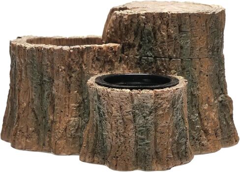 Reptile Water Fountain with Food Dish Terrarium Drinking Fountain for Bearded Dragon, Gecko, Chameleon, Lizard, Tree Frog & Turtle Keeps Water Clear, Easy to Use Water Dispenser in Kuwait