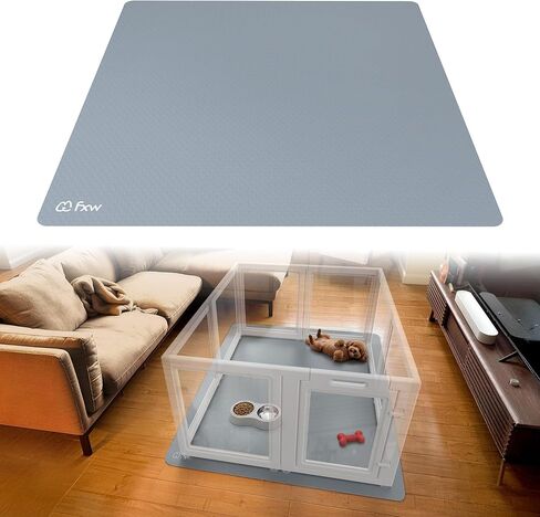 FXW Ultra Waterproof Pet Floor Protector Mat & Under Dog Crate Mat, Resistant & Easy to Clean, for FXW Rollick/Homeplus, 47''L x 47''W in Kuwait