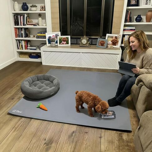 FXW Ultra Waterproof Pet Floor Protector Mat & Under Dog Crate Mat, Resistant & Easy to Clean, for FXW Rollick/Homeplus, 47''L x 47''W in Kuwait