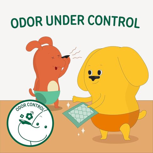 PAWPANG Disposable Dog Diaper Liners Booster Pads for Male & Female Dogs, 100ct, 5 Sizes Options, Doggie Diaper Inserts fit Most Types of Dog Diapers - Pet Belly Bands & Male Wraps (Small(100ct)) in Kuwait