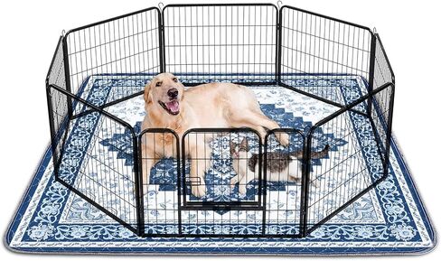 INVENHO Washable Pee Pads for Dogs 72"x72" Reusable Dog Pads Extra Large Upgrade Non-Slip Dog Pee Pads Heavy Absorbency Puppy Pee Pads Quick Dry Whelping Pads/Waterproof Puppy Training Pad in Saudi Arabia
