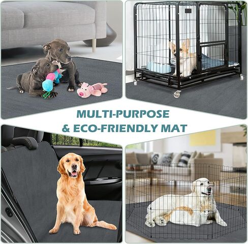 INVENHO Washable Pee Pads for Dogs 72"x72" Reusable Dog Pads Extra Large Upgrade Non-Slip Dog Pee Pads Heavy Absorbency Puppy Pee Pads Quick Dry Whelping Pads/Waterproof Puppy Training Pad in Saudi Arabia