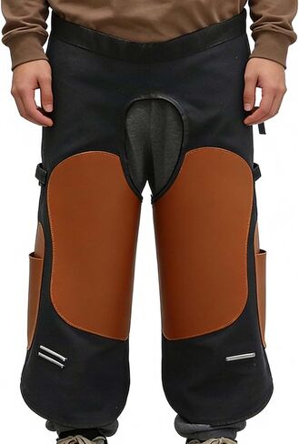 Heavy Duty Farrier Apron with Knee Pads & Strong Magnetic Nail Holder, Heat & Cut Resistant Reinforced Suede Apron, Adjustable Waist & Leg Straps Work Apron for Horseshoeing, Horse Owner & Ranch Work in Kuwait