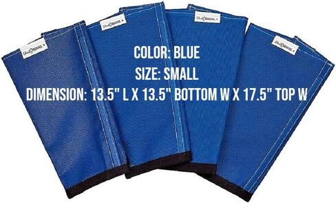 SHOOFLY Horse Leggins, Patented Loose Fitting Boots, Reduce Stomping, Stress & Fatigue, Breathable Plastic Mesh (Blue/Small) in Kuwait