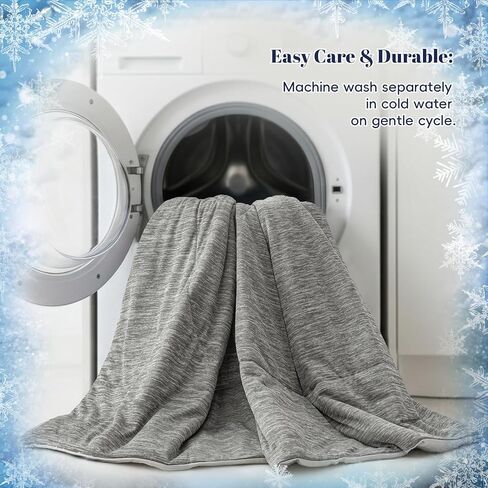 PHF Cooling Blanket King Size for Hot Sleepers Night Sweats, Soft Quilted Cooling Comforter, Lightweight Breathable Cold Blanket, 108"x90", Charcoal in Kuwait