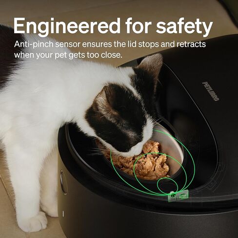 PETLIBRO Automatic Wet Food Cat Feeder 2026 New Version with Semiconductor Cooling, Refrigerated 3 Fresh Meals in 3 Days, App-Controlled Pet Food Dispenser, Stainless Steel Bowl, Easy to Clean in Kuwait