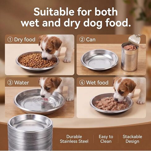 500 Pcs Mini Pet Disposable Feeding Bowls Bulk, Small Plastic Travel Food Bowls for Small Cats, Puppies, and Other Pets - Ideal for Dry & Wet Food, Water in Kuwait