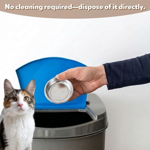 500 Pcs Mini Pet Disposable Feeding Bowls Bulk, Small Plastic Travel Food Bowls for Small Cats, Puppies, and Other Pets - Ideal for Dry & Wet Food, Water in Kuwait