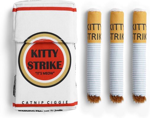 Nocciola 3 Pack Catnip Toys for Cats, Funny Cat Toys Filled with 100% Pure Organic Catnip, Safe Kitten Teething Chew and Kicker Toys, Stress Relieving Fun for Indoor Cats in Kuwait