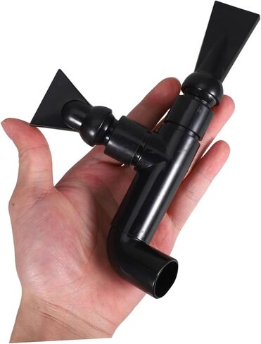 Abaodam Flat Double Nozzle Water Outlet for Fish Tank, Plastic Fitting Easy to Install and Remove Efficient Control for Aquariums in Kuwait