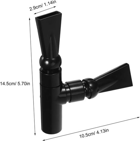 Abaodam Flat Double Nozzle Water Outlet for Fish Tank, Plastic Fitting Easy to Install and Remove Efficient Control for Aquariums in Kuwait
